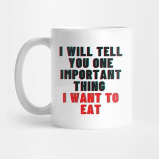 Food is important Mug